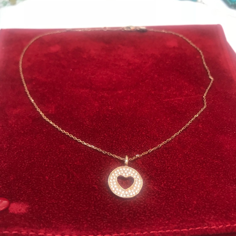 - Swarovski Crystal Heart Necklace